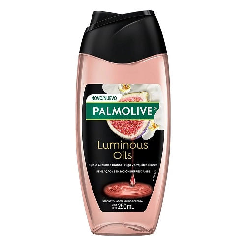 Sabonete Líquido Figo E Orquídea Branca Palmolive Luminous Oils Frasco 250ml