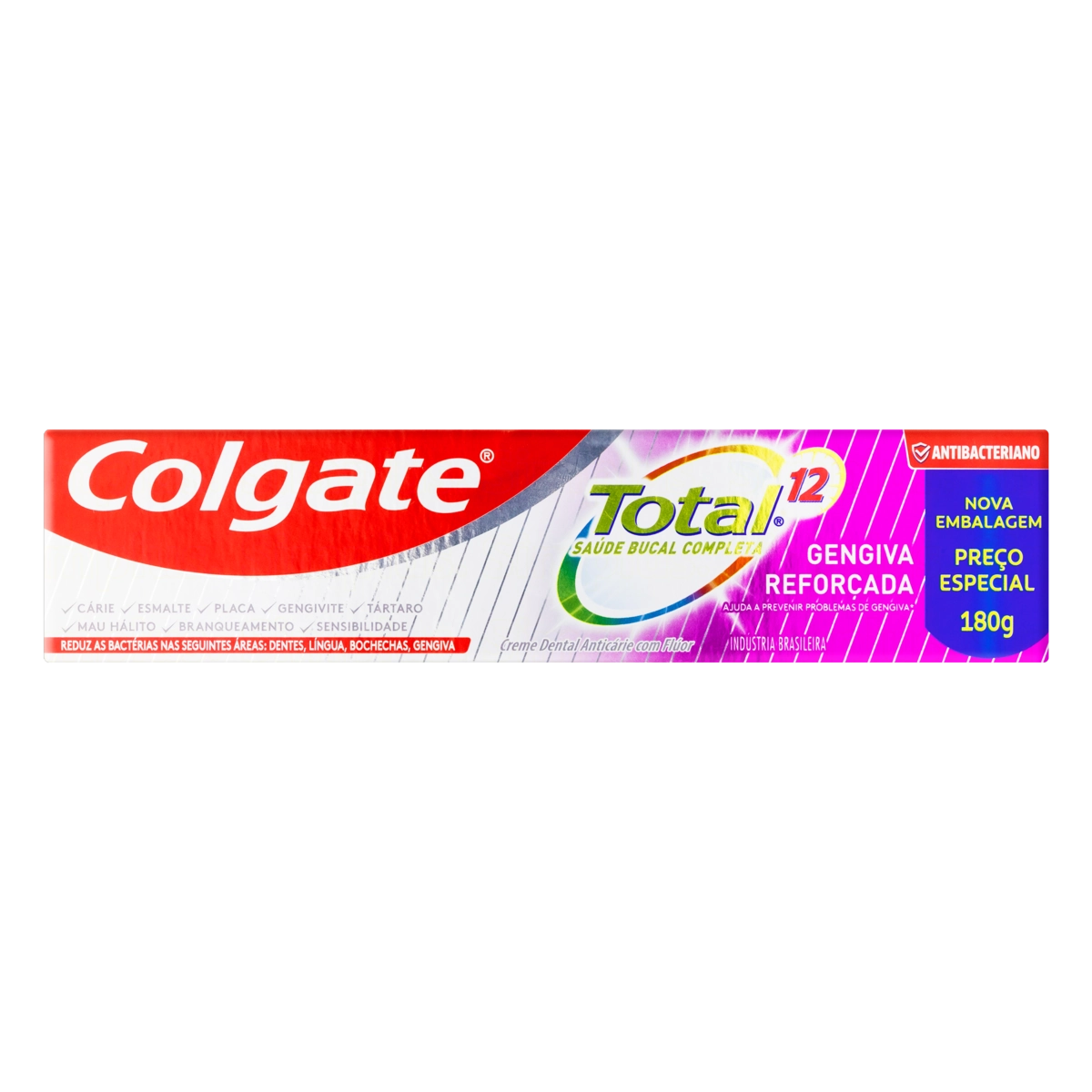 Creme Dental Colgate Total 12 Gengiva Reforçada Caixa 180g