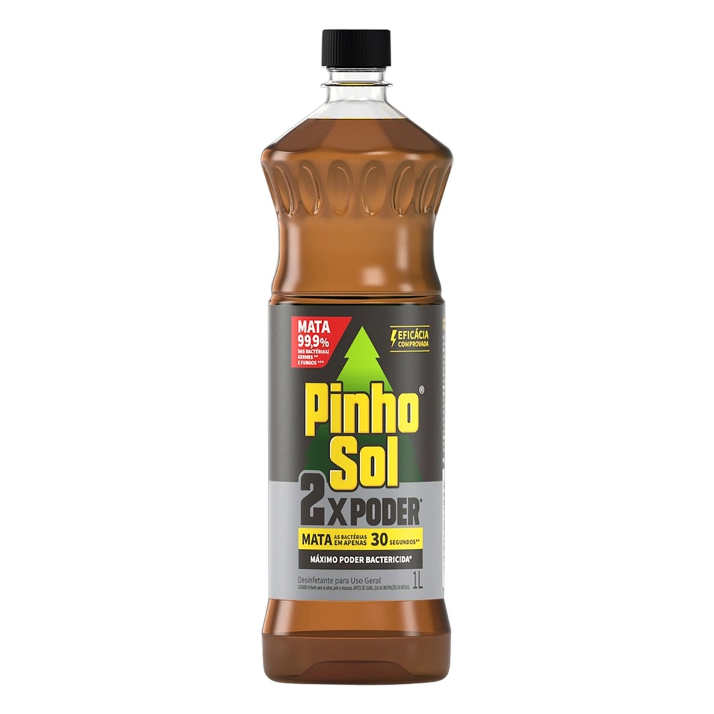Desinfetante Uso Geral Suave Pinho Sol 2x Poder Frasco 1l