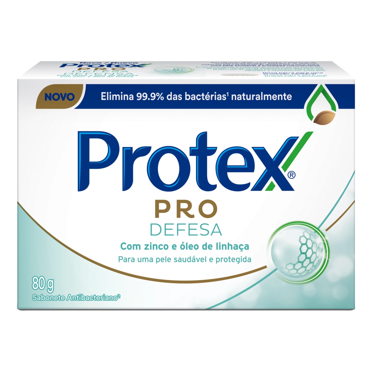 Sabonete Barra Antibacteriano Protex Pro Defesa Caixa 80g