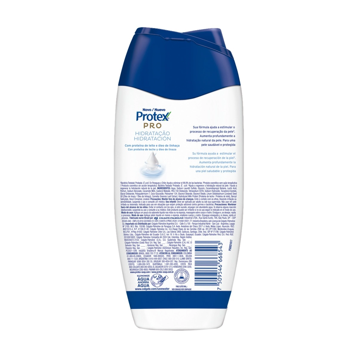 Sabonete Líquido Antibacteriano Protex Pro Hidratação Frasco 230ml