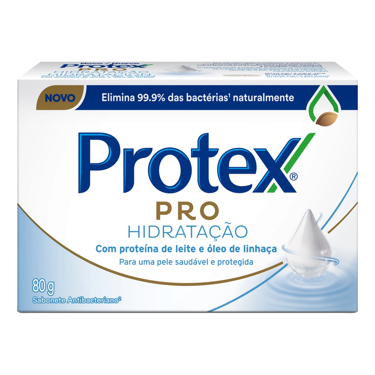 Sabonete Barra Antibacteriano Protex Pro Hidratação Caixa 80g