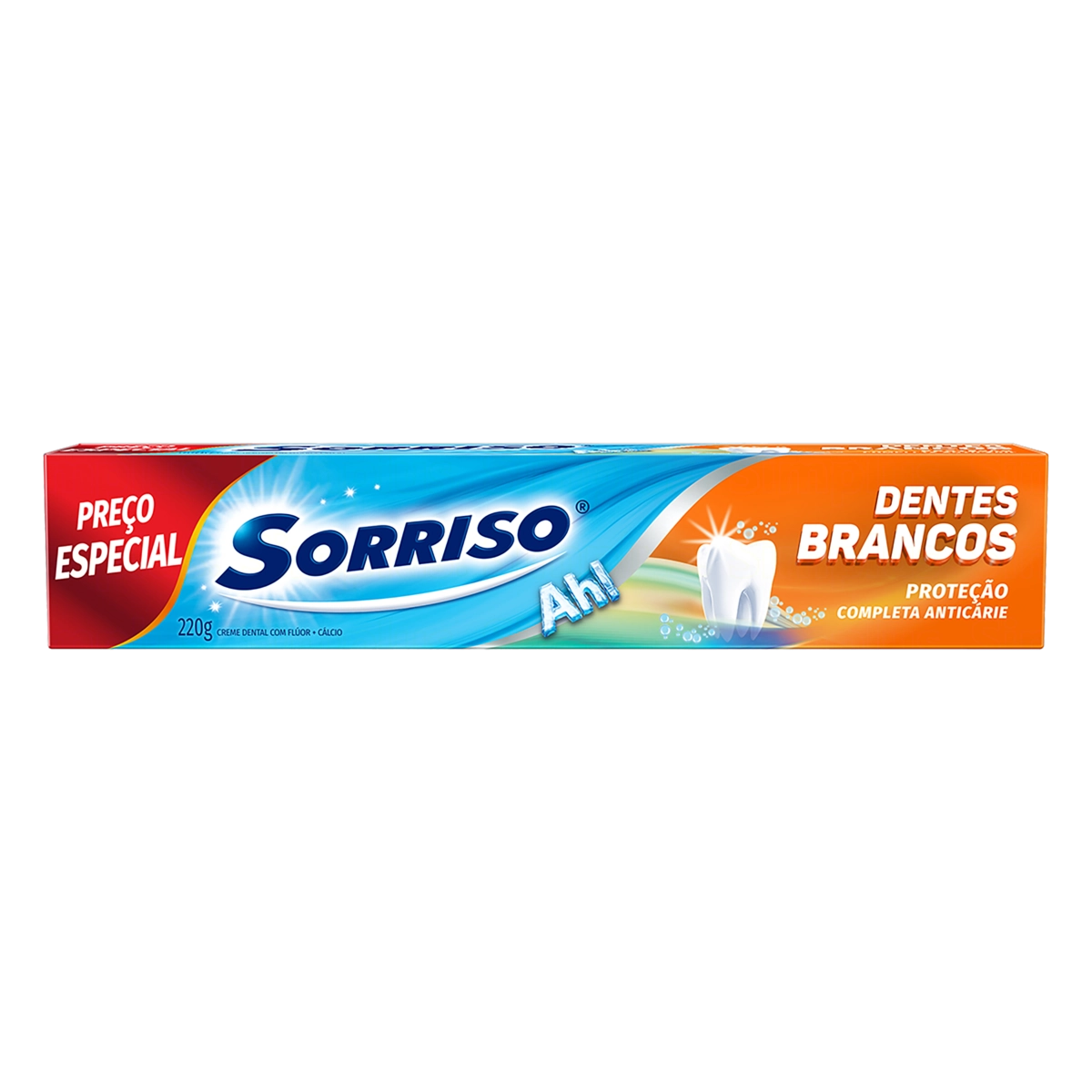 Creme Dental Sorriso Dentes Brancos Caixa 220g