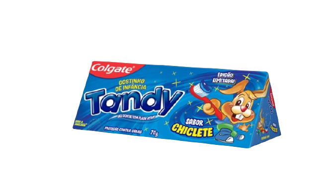 Gel Dental Infantil Com Flúor Chiclete Colgate Tandy Caixa 70g