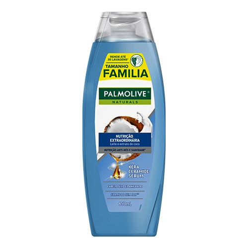 Shampoo Palmolive Naturals Nutrição Extraordinária Frasco 650ml Tamanho Família