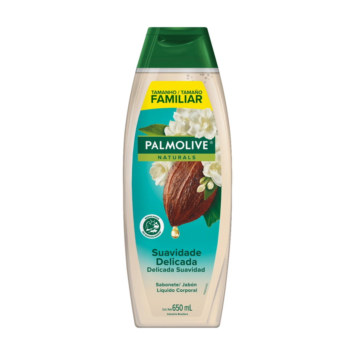 Sabonete Líquido Suavidade Delicada Palmolive Naturals Frasco 650ml Tamanho Família