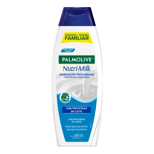 Sabonete Líquido Hidratação Prolongada Palmolive Nutri Milk Frasco 650ml Tamanho Família