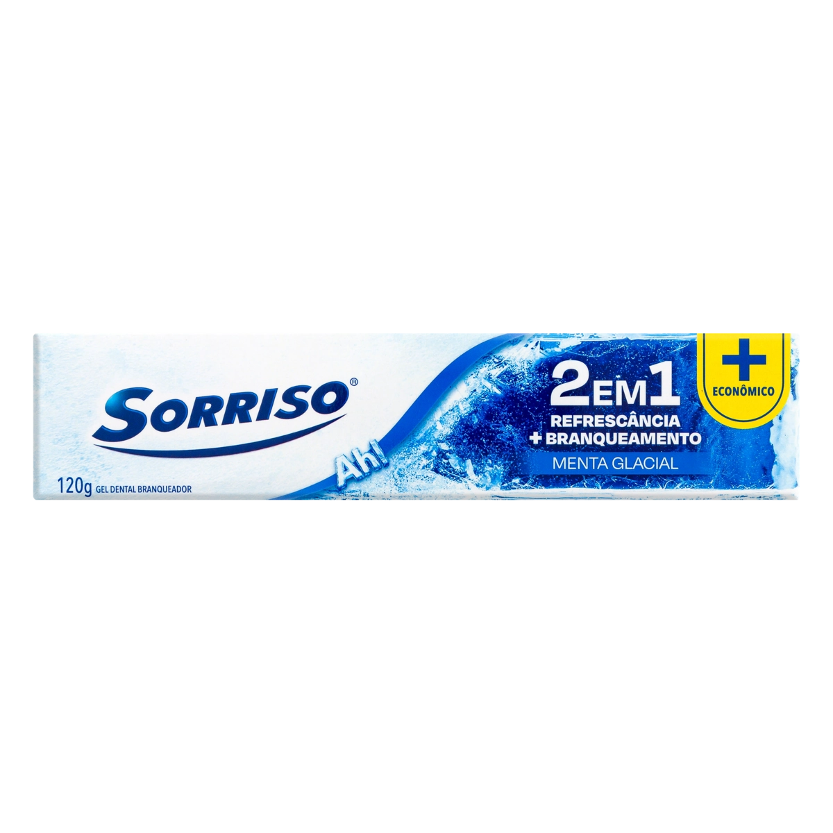Gel Dental Menta Glacial Sorriso Caixa 120g Econômico
