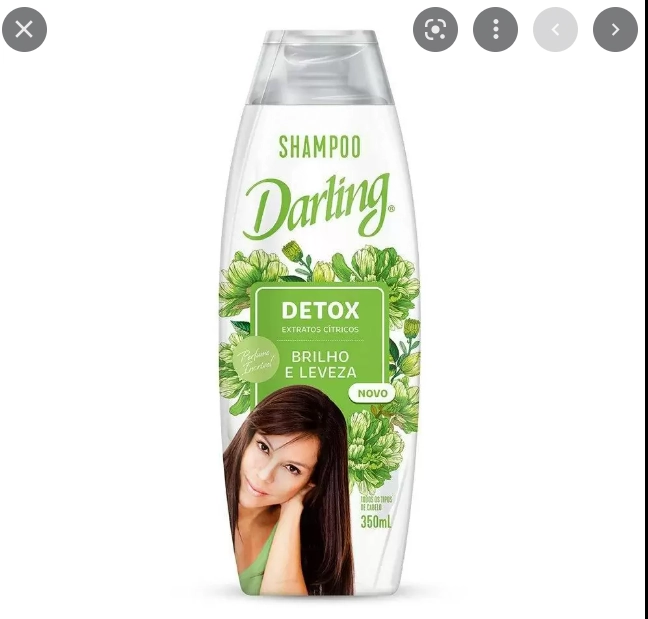 Shampoo Darling Detox Frasco 350ml