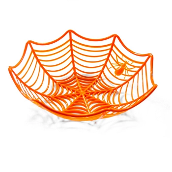 Cesta Halloween Teia De Aranha 27cm Ref.h146