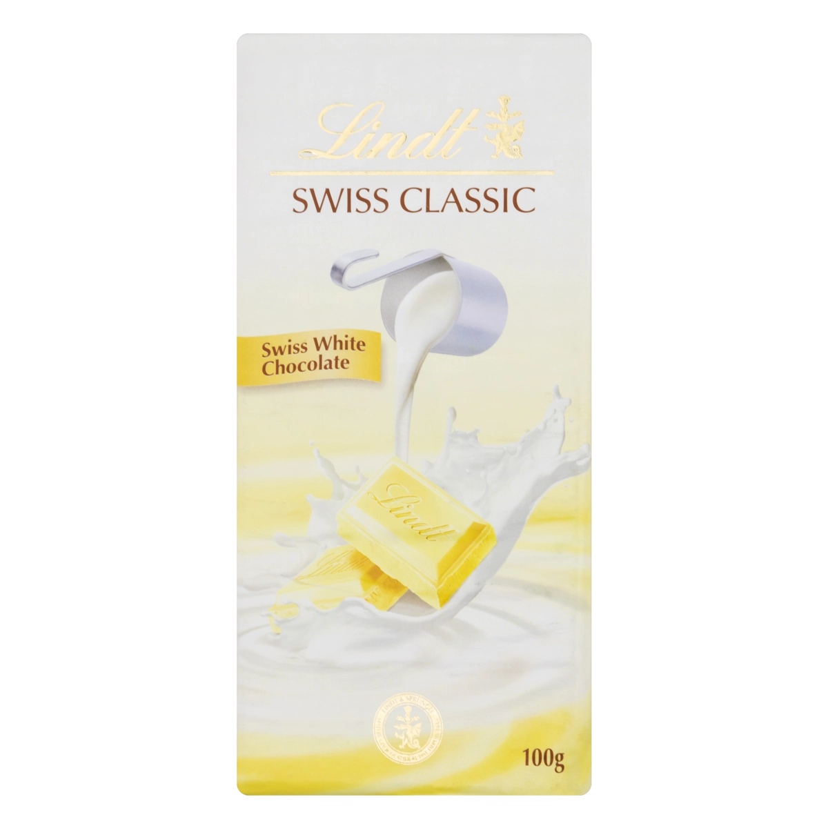 Chocolate Suíço Branco Lindt Swiss Classic Cartucho 100g