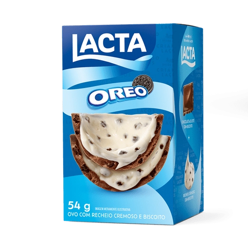 Choc Ovinho Lacta Rech Oreo 54g