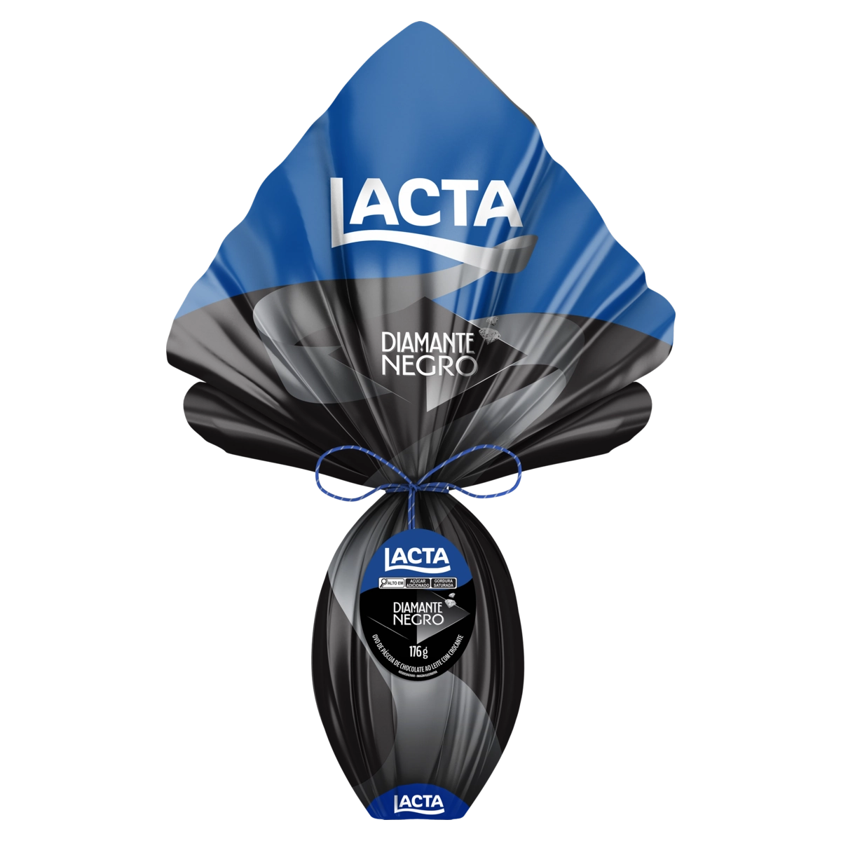 Ovo De Páscoa Ao Leite Diamante Negro Lacta 163g