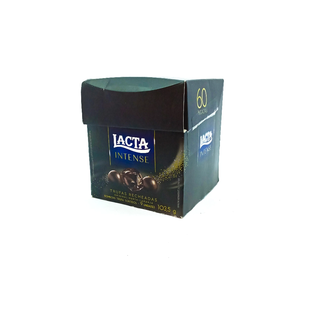 Trufa De Chocolate Sortida Lacta Intense Caixa 103,5g 9 Unidades