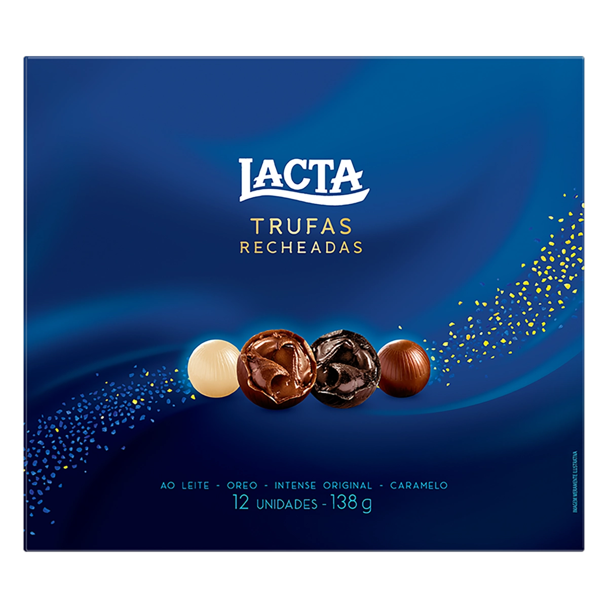Trufa De Chocolate Sortida Lacta Caixa 138g 12 Unidades