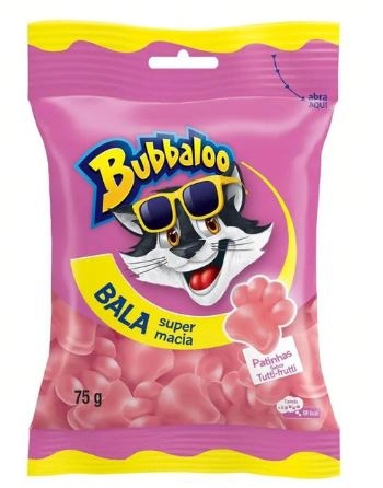 Bala Bubbaloo Tutti Frutti 75g
