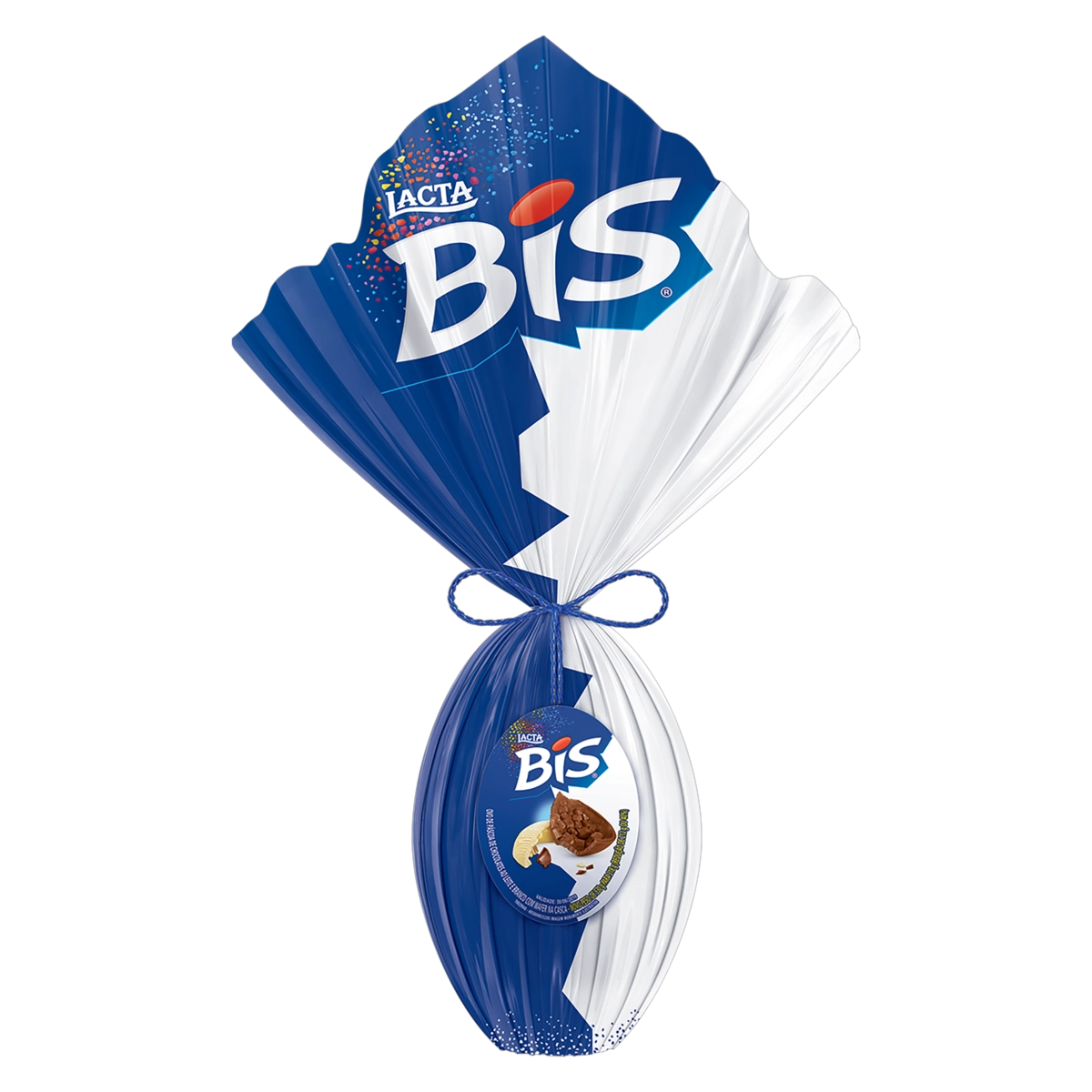 Ovo De Páscoa Bis Meio A Meio Lacta 318g