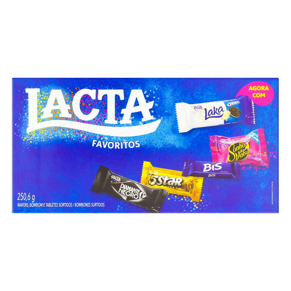 Bombom Sortido Barbie Lacta Favoritos Caixa 250,6g