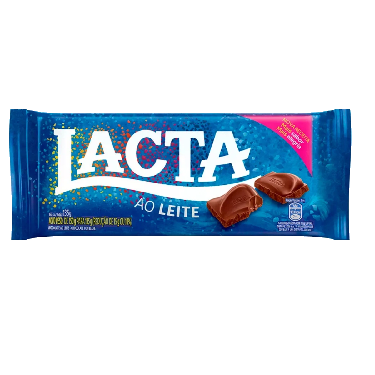 Choc Lacta Leite 135g