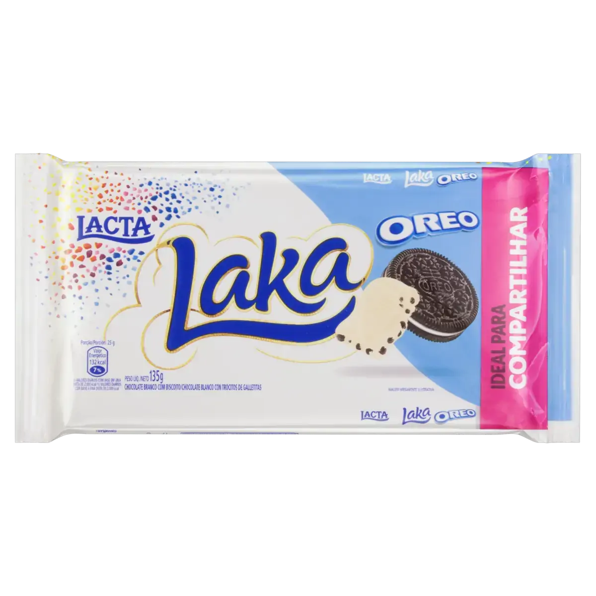 Chocolate Branco Com Biscoito Oreo Lacta 150g