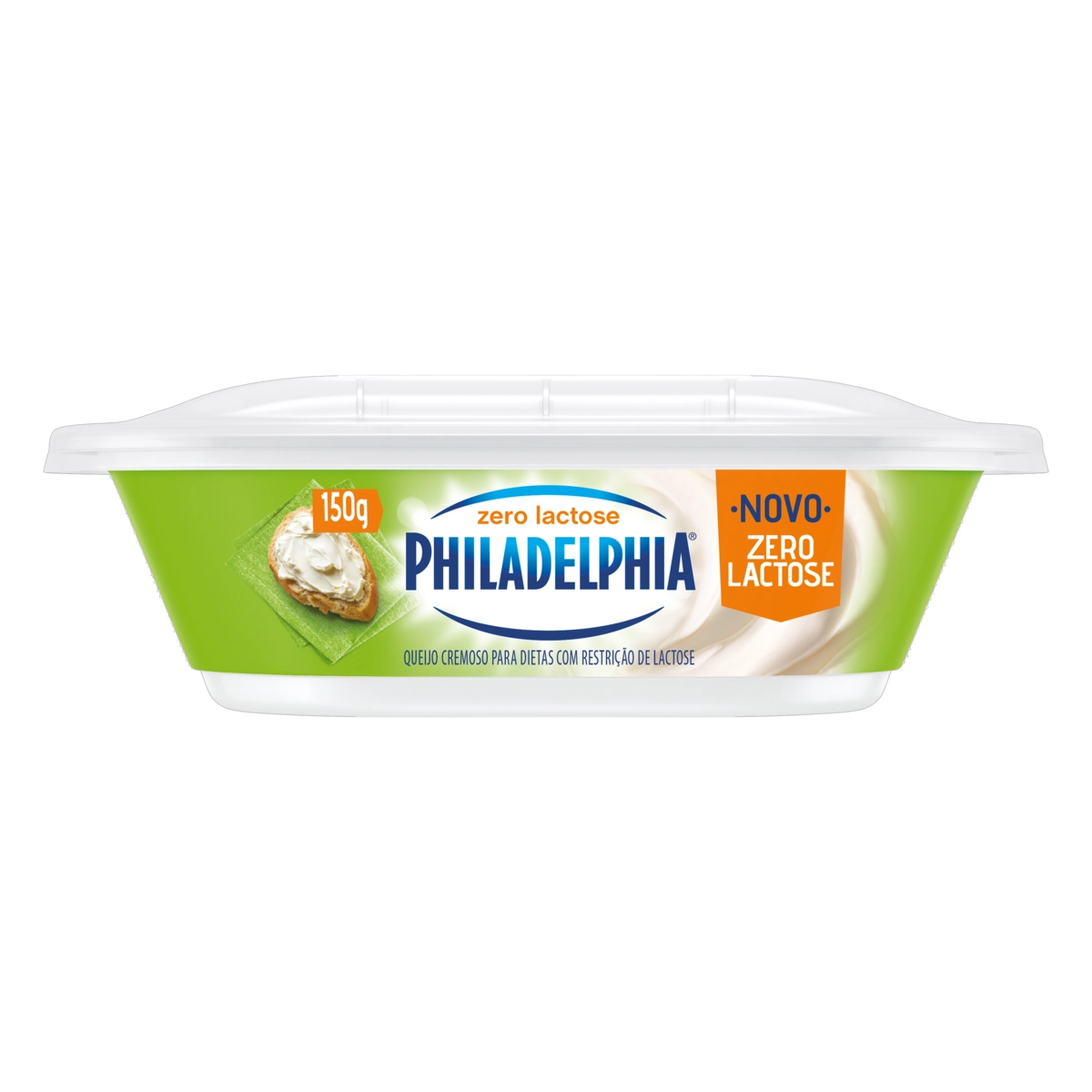 Queijo Cremoso Zero Lactose Philadelphia Pote 150g