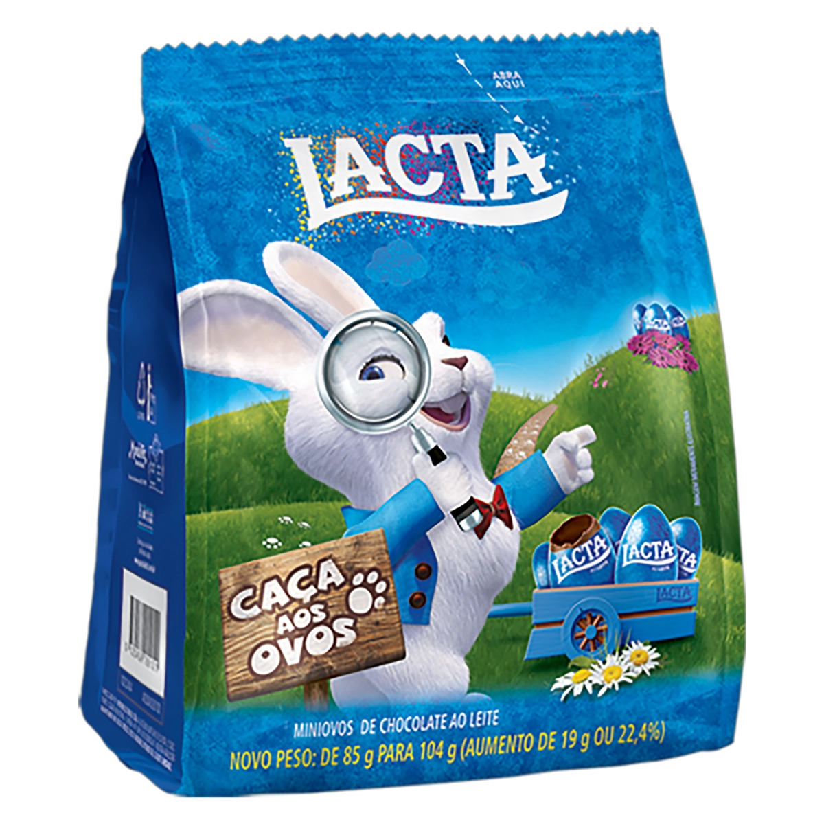 Miniovos De Chocolate Ao Leite Lacta Pacote 104g
