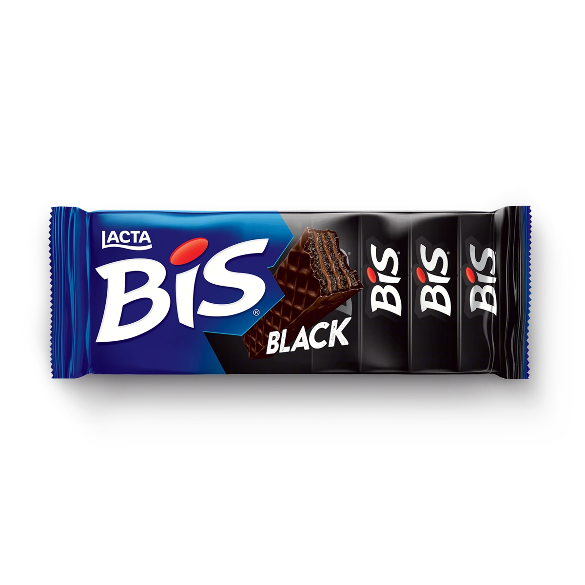 Wafer Recheio E Cobertura Chocolate Lacta Bis Black Pacote 100,8g