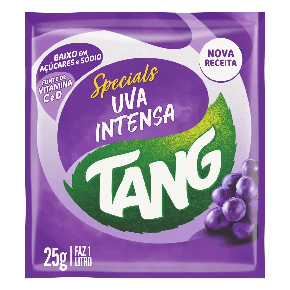 Refresco Em Pó Uva Intensa Tang Pacote 25g