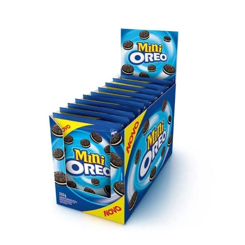 Minibiscoito Chocolate Recheio Baunilha Oreo Pacote 35g
