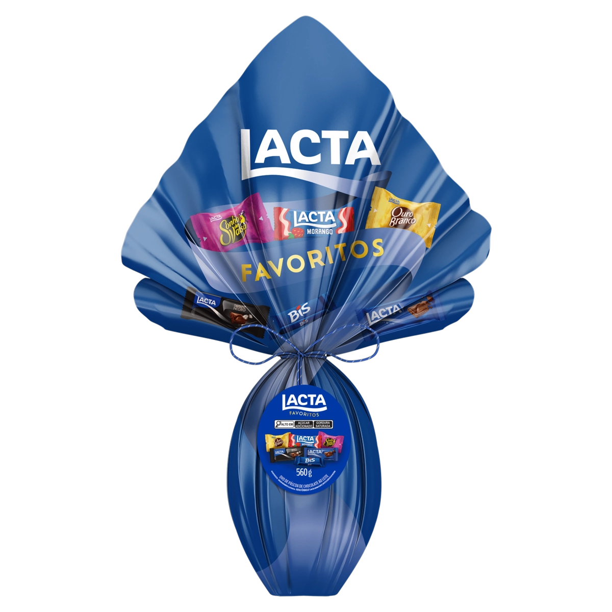 Ovo De Páscoa Ao Leite Lacta Favoritos 560g