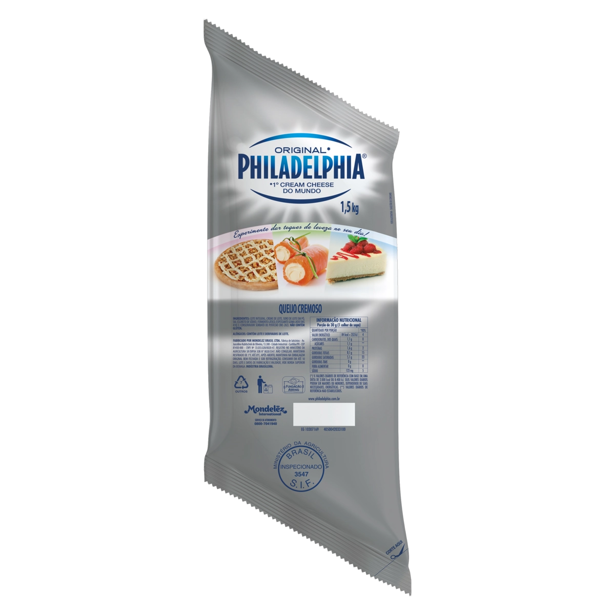 Cream Cheese Philadelphia Bisnaga 1,5kg