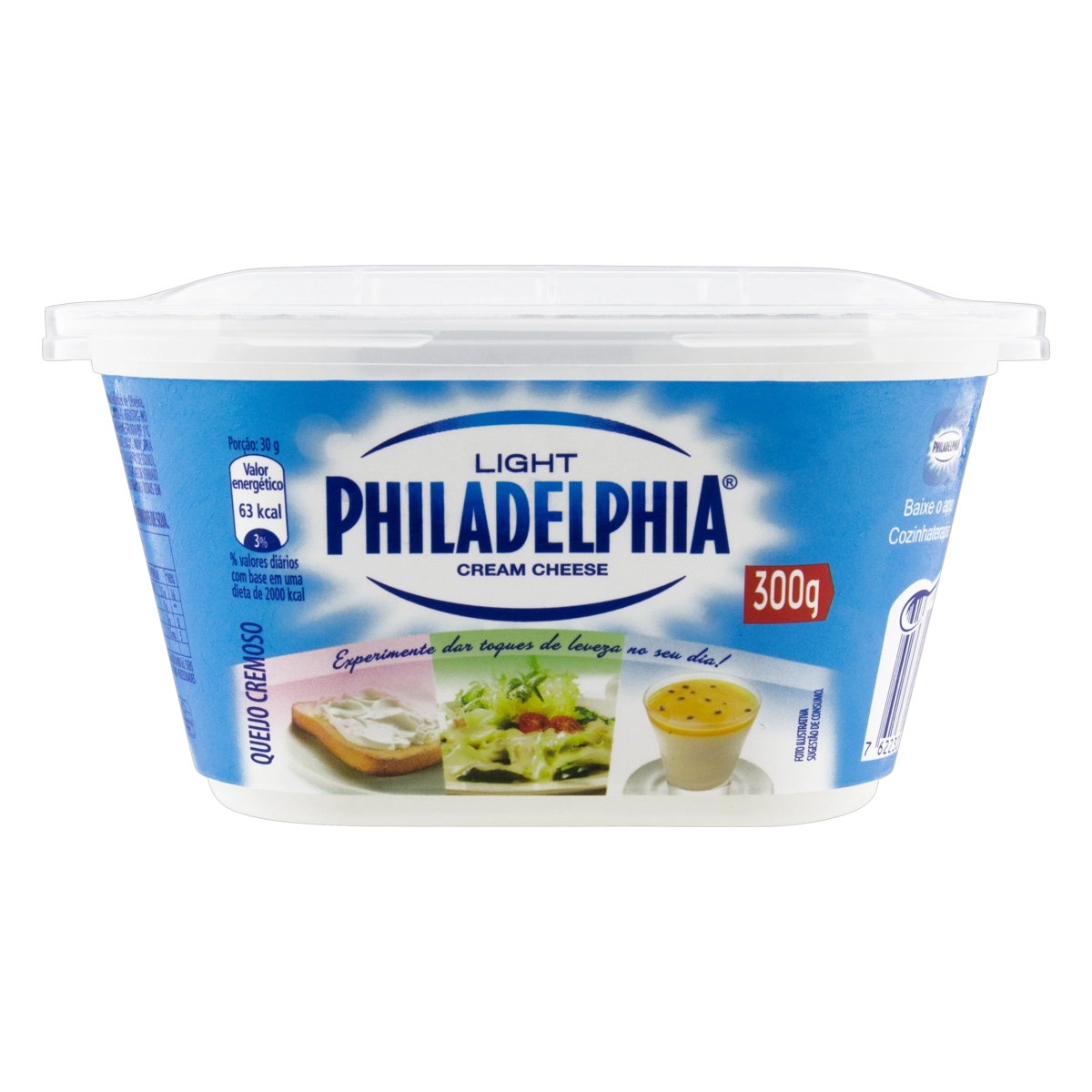 Cream Cheese Light Philadelphia Pote 300g
