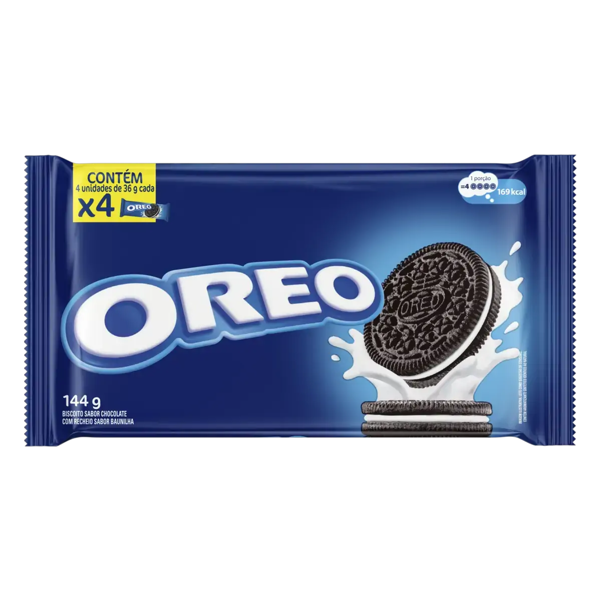 Pack Biscoito Original Batman Oreo Pacote 144g 4 Unidades