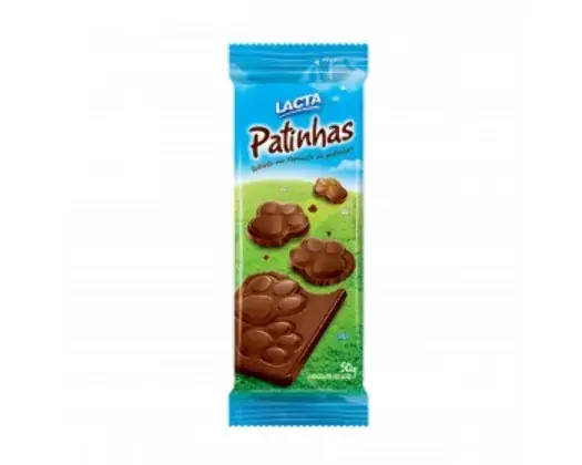 Tablete Lacta Patinhas Ao Leite