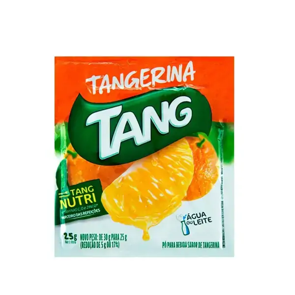 Refresco Em Pó Tangerina Tang Pacote 25g