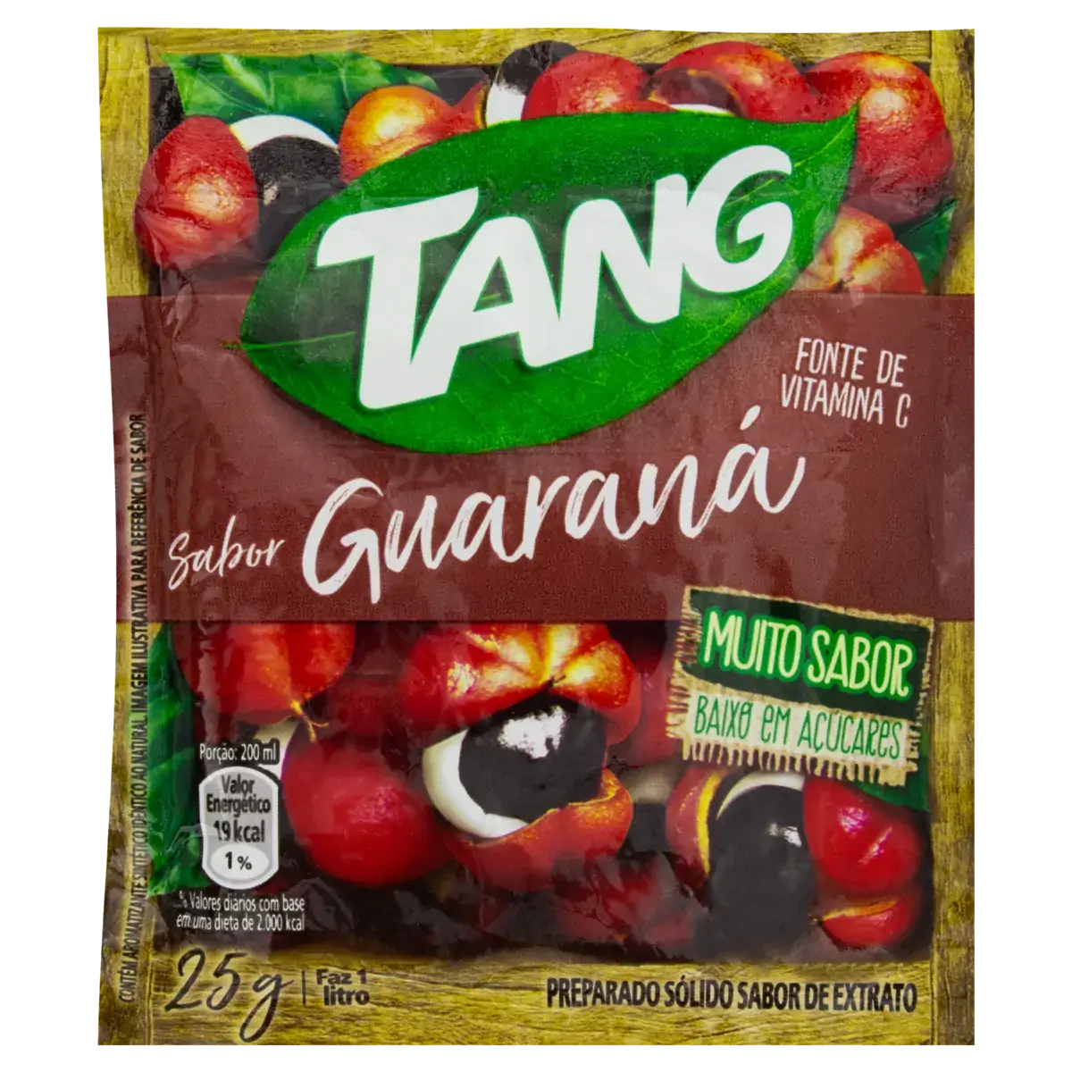 Refresco Em Pó Guaraná Tang Pacote 18g