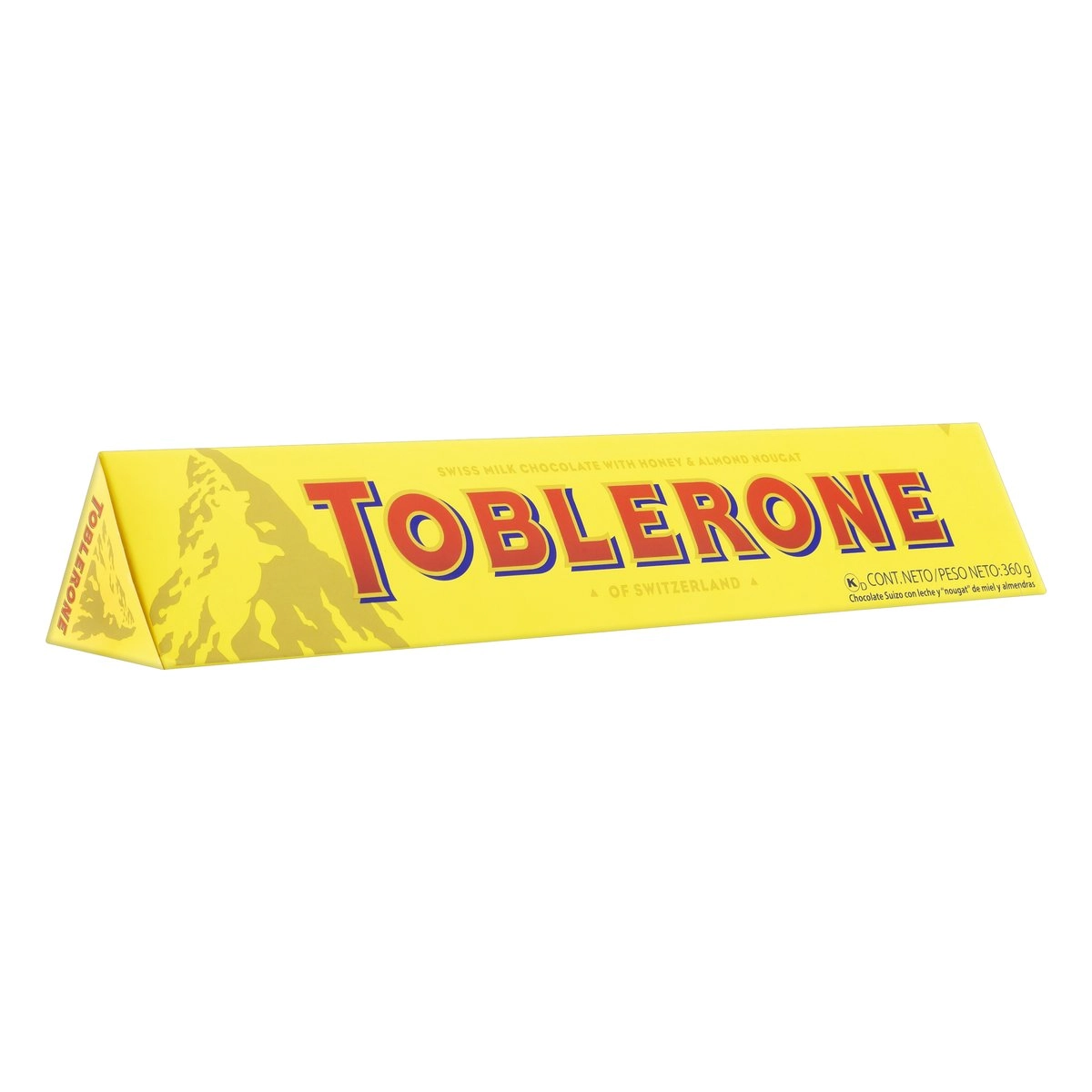 Chocolate Ao Leite Nougat De Mel E Amêndoas Toblerone Caixa 360g