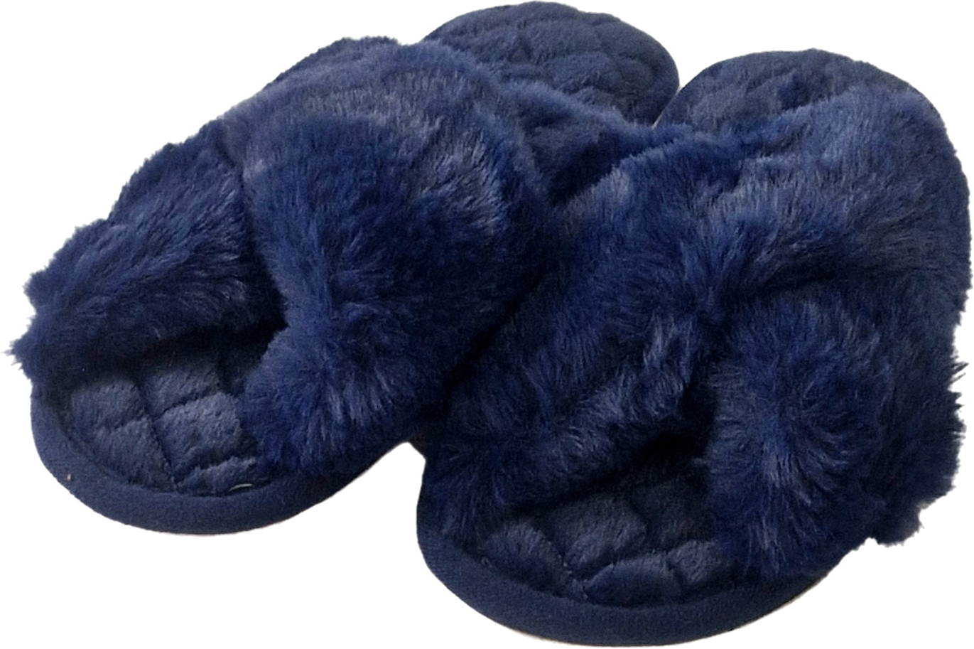Pantufa Azul Escuro Meia Pata, 36 41 Mn0360 Banana Toys