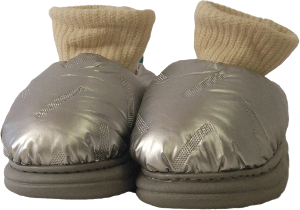 Pantufa Infantil Forrada Azul 20 22 Mn0388 Banana Toys