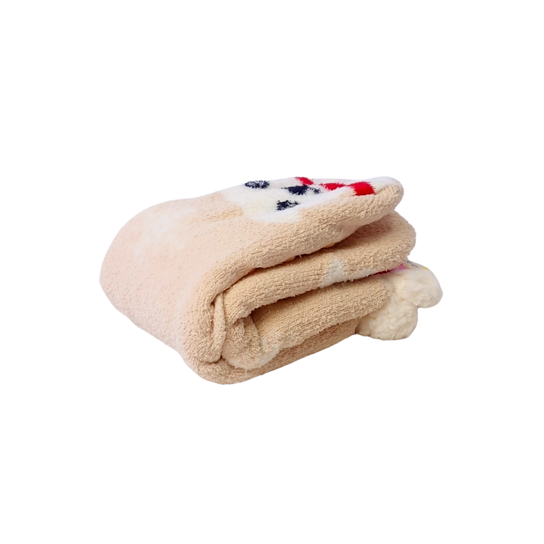 Meia Cano Longo Feminina Peluciada Bichinhos 36 41 Mn0005 Banana Toys