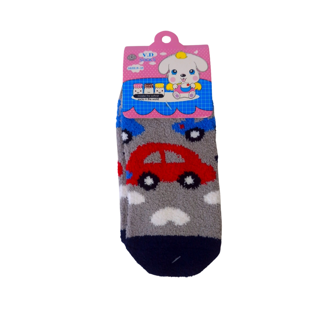 Meia Cano Curto Infantil Bichinhos 5 21 Mn0042 Banana Toys
