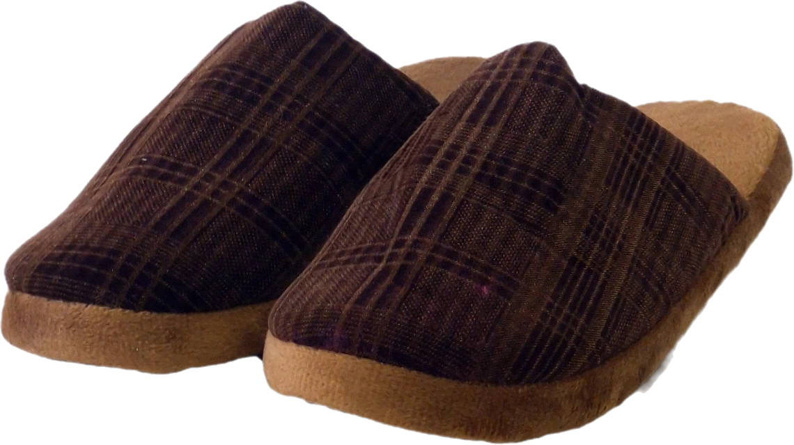 Pantufa Marrom Listrada, 40 45 Mn0380 Banana Toys