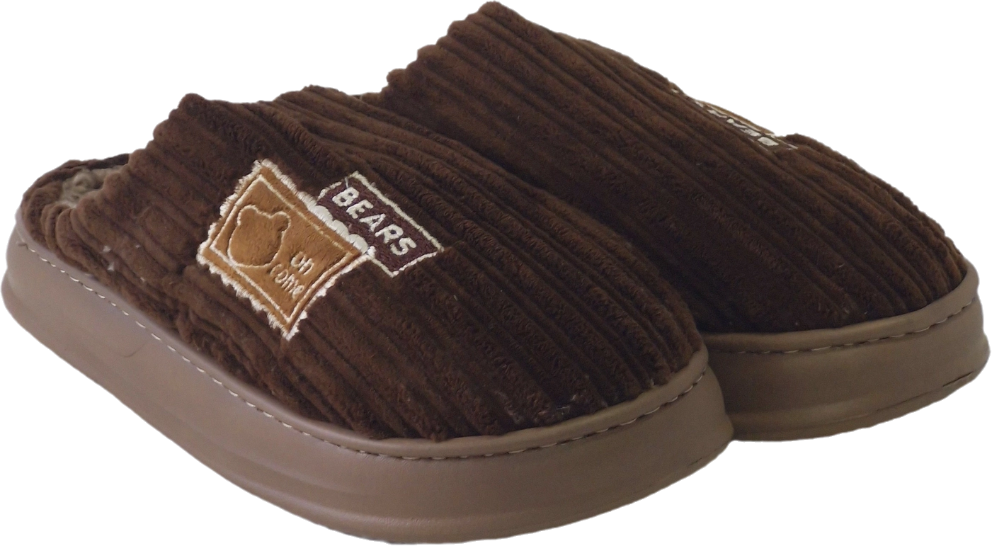 Pantufa Masculina Bears, 40 47 Mn0333 Banana Toys