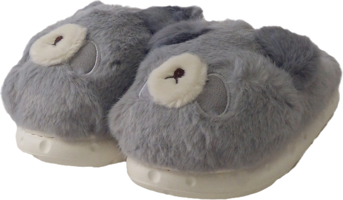 Pantufa Infantil Urso Rosa, 30 35 Mn0315 Banana Toys
