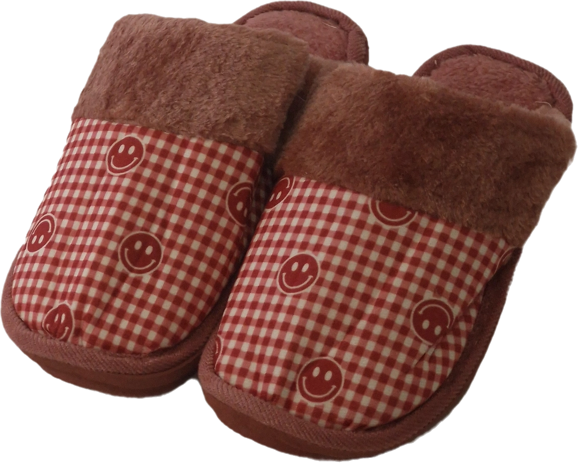 Pantufa Infantil Xadrez Aveludada Sortida 249086 Banana Toys