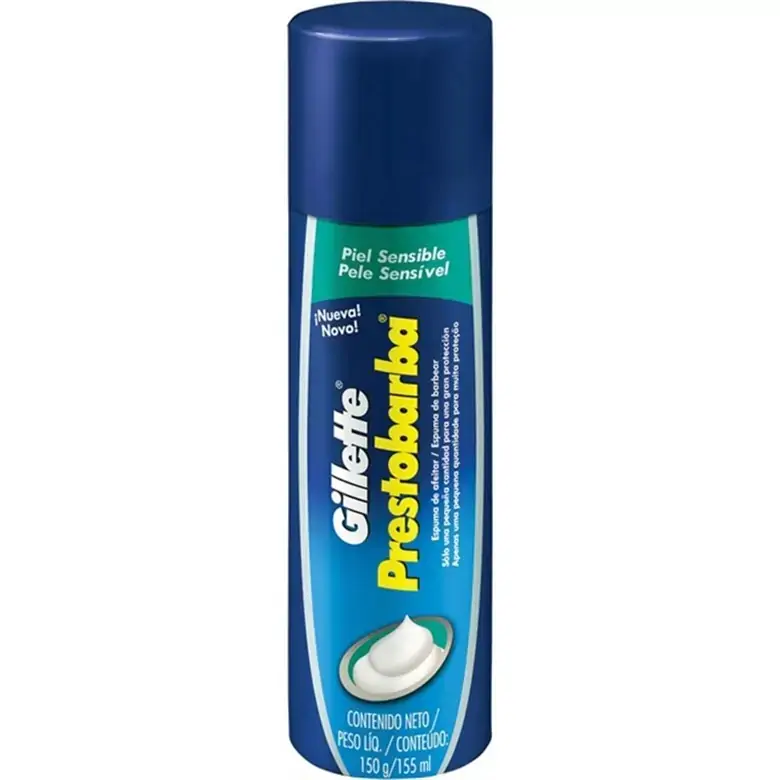 Espuma De Barbear Suave Gillette Prestobarba Frasco 155ml