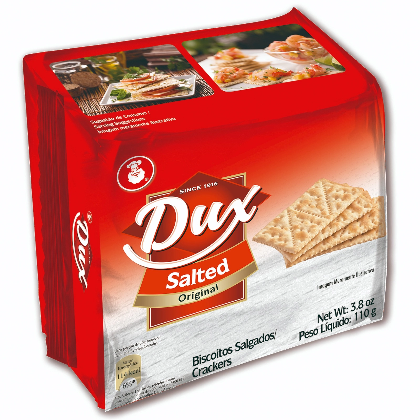 Bisc Galletas Crack Dux Salted 110g