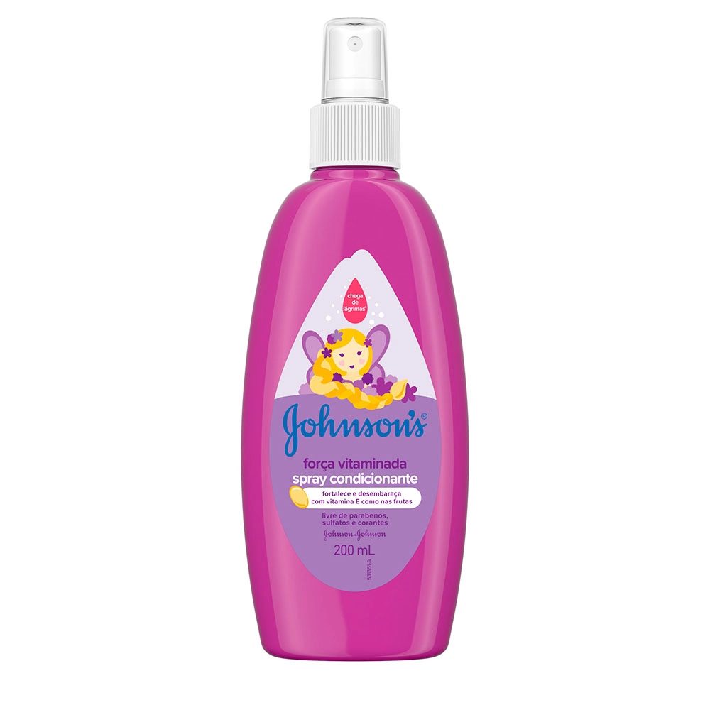 Finalizador Infantil Johnsons Força Vitaminada Frasco 200ml Spray