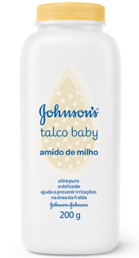 Talco Amido De Milho Johnsons Baby Frasco 200g