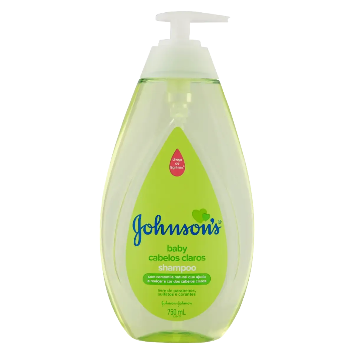 Shampoo Camomila Natural Johnsons Baby Frasco 750ml